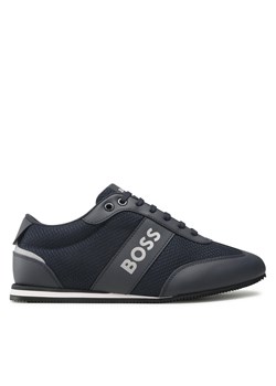Sneakersy Boss Rusham 50470180 10199225 01 Dark Blue 401 ze sklepu eobuwie.pl w kategorii Buty sportowe męskie - zdjęcie 170880453