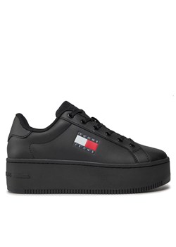 Sneakersy Tommy Jeans Tjw Flatform Ess EN0EN02518 Black BDS ze sklepu eobuwie.pl w kategorii Buty sportowe damskie - zdjęcie 170880771