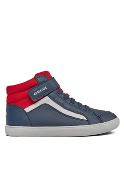 Sneakersy Geox J Gisli Boy J365CC 05410 C0735 S Navy/Red ze sklepu eobuwie.pl w kategorii Trampki dziecięce - zdjęcie 170880821