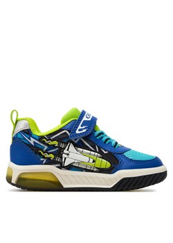 Sneakersy Geox J Inek Boy J459CB 011BC C4344 M Royal/Lime ze sklepu eobuwie.pl w kategorii Buty sportowe dziecięce - zdjęcie 170880843