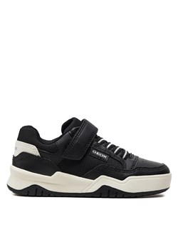 Sneakersy Geox J Perth Boy J367RE 0FEFU C0127 S Black/White ze sklepu eobuwie.pl w kategorii Buty sportowe dziecięce - zdjęcie 170880854