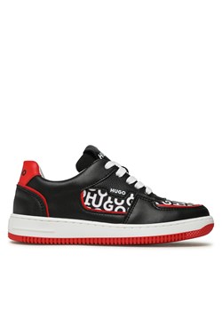Sneakersy Hugo G29003 Czarny ze sklepu eobuwie.pl w kategorii Buty sportowe dziecięce - zdjęcie 170880952