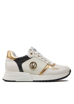 Sneakersy Liu Jo Kiss 719 4A4713 EX251 White/Gold/B S3223 ze sklepu eobuwie.pl w kategorii Buty sportowe damskie - zdjęcie 170880990