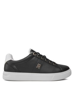 Sneakersy Tommy Hilfiger Essential Elevated Court Sneaker FW0FW07685 Black BDS ze sklepu eobuwie.pl w kategorii Trampki damskie - zdjęcie 170881242