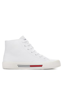 Sneakersy Tommy Jeans Mc Wmns EN0EN02087 White 0K4 ze sklepu eobuwie.pl w kategorii Trampki damskie - zdjęcie 170881313