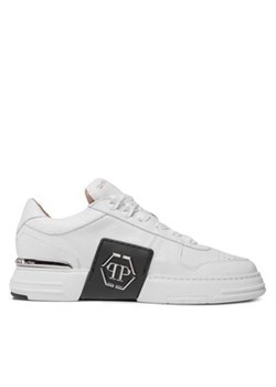 PHILIPP PLEIN Sneakersy Lo-Top Sneakers Hexagon ABS USC0272 PLE010N Biały ze sklepu MODIVO w kategorii Buty sportowe męskie - zdjęcie 170881990