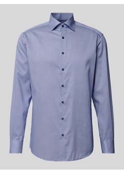 Koszula biznesowa o kroju modern fit ze wzorem na całej powierzchni ze sklepu Peek&Cloppenburg  w kategorii Koszule męskie - zdjęcie 170885533