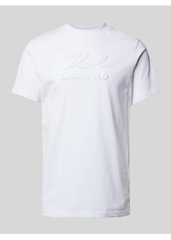 T-shirt z napisem z logo ze sklepu Peek&Cloppenburg  w kategorii T-shirty męskie - zdjęcie 170885623