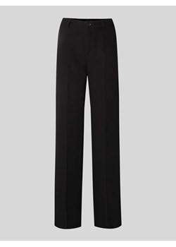 Spodnie materiałowe z szeroką nogawką w kant ze sklepu Peek&Cloppenburg  w kategorii Spodnie damskie - zdjęcie 170885723