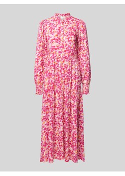 Sukienka midi z włóknami LENZING™ ECOVERO™ model ‘SALIRA’ ze sklepu Peek&Cloppenburg  w kategorii Sukienki - zdjęcie 170885860