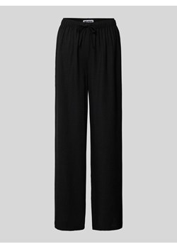 Spodnie materiałowe o kroju regular fit z elastycznym pasem ze sklepu Peek&Cloppenburg  w kategorii Spodnie damskie - zdjęcie 170885980