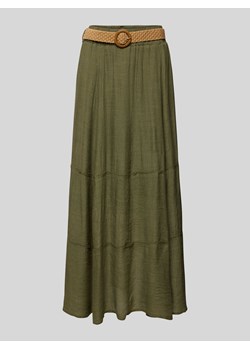 Długa spódnica z paskiem ze sklepu Peek&Cloppenburg  w kategorii Spódnice - zdjęcie 170886103