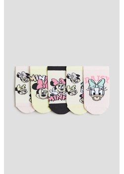 H & M - 5-pack trainer socks - Różowy ze sklepu H&M w kategorii Skarpetki dziecięce - zdjęcie 170886344