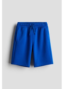 H & M - Dżersejowe szorty w interlokowy splot - Niebieski ze sklepu H&M w kategorii Spodenki chłopięce - zdjęcie 170886362
