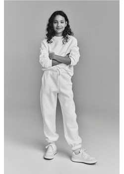H & M - Joggersy - Biały ze sklepu H&M w kategorii Spodnie dziewczęce - zdjęcie 170886364