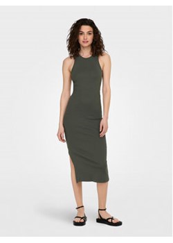 ONLY Sukienka codzienna Belfast 15270619 Zielony Slim Fit ze sklepu MODIVO w kategorii Sukienki - zdjęcie 170887393