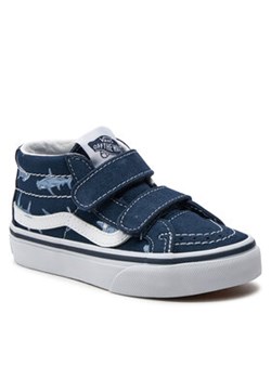 Vans Sneakersy Uy Sk8-Mid Reissue V VN00018TBER1 Niebieski ze sklepu MODIVO w kategorii Trampki dziecięce - zdjęcie 170888052