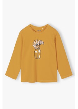 Dziewczęca bluzka z długim rękawem - kwiatki ze sklepu 5.10.15 w kategorii Bluzki dziewczęce - zdjęcie 170888724