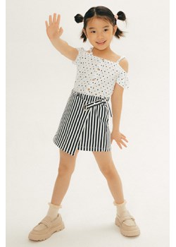 Eleganckie spódnico-spodnie dziewczęce w paski ze sklepu 5.10.15 w kategorii Spodenki dziewczęce - zdjęcie 170888733