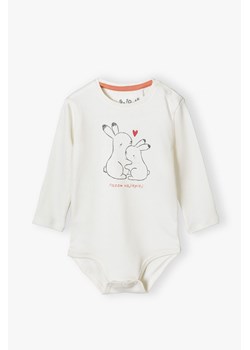 Bawełniane body niemowlęce z długim rękawem - razem najlepiej ze sklepu 5.10.15 w kategorii Body niemowlęce - zdjęcie 170888741