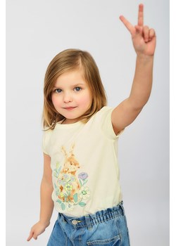 Dzianinowy t-shirt z króliczkiem - Max&Mia ze sklepu 5.10.15 w kategorii Bluzki dziewczęce - zdjęcie 170888742
