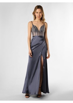Luxuar Fashion Damska sukienka wieczorowa Kobiety Sztuczne włókno indygo jednolity ze sklepu vangraaf w kategorii Sukienki - zdjęcie 170890074