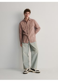 Reserved - Koszula comfort fit z modalu - brudny róż ze sklepu Reserved w kategorii Koszule męskie - zdjęcie 170891521