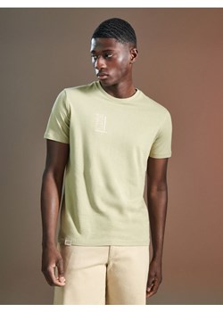 Sinsay - Koszulka z nadrukiem k - zielony ze sklepu Sinsay w kategorii T-shirty męskie - zdjęcie 170892630