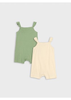 Sinsay - Rampersy 2 pack - zielony ze sklepu Sinsay w kategorii Spodenki niemowlęce - zdjęcie 170892681