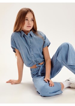 Sinsay - Koszula jeansowa - niebieski ze sklepu Sinsay w kategorii Koszule dziewczęce - zdjęcie 170892734