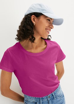Shirt z okrągłym dekoltem (5 szt.), krótki rękaw ze sklepu bonprix w kategorii Bluzki damskie - zdjęcie 170893720