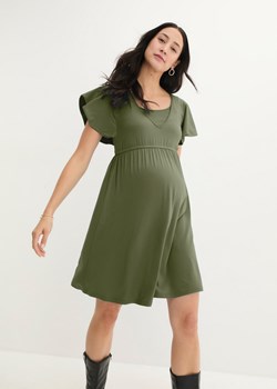 Sukienka ciążowa i  do karmienia z dżerseju ze sklepu bonprix w kategorii Sukienki ciążowe - zdjęcie 170893732