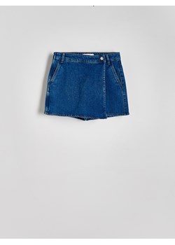 Reserved - Jeansowe spódnico-szorty - granatowy ze sklepu Reserved w kategorii Spódnice - zdjęcie 170894291