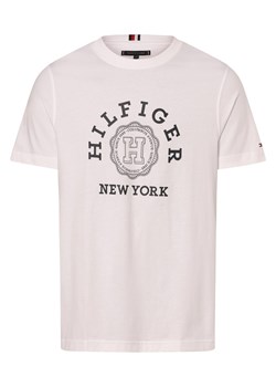 Tommy Hilfiger Koszulka męska Mężczyźni Bawełna biały nadruk ze sklepu vangraaf w kategorii T-shirty męskie - zdjęcie 170894472
