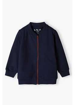Granatowa dresowa bluza rozpinana - 5.10.15. ze sklepu 5.10.15 w kategorii Bluzy i swetry - zdjęcie 170895112