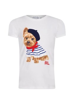 POLO RALPH LAUREN T-shirt DOG | Regular Fit ze sklepu Gomez Fashion Store w kategorii Bluzki dziewczęce - zdjęcie 170895121