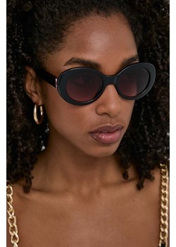 Guess okulary przeciwsłoneczne damskie kolor czarny GU7904_5101T ze sklepu ANSWEAR.com w kategorii Okulary przeciwsłoneczne damskie - zdjęcie 170895970