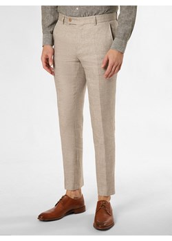 CG - CLUB of GENTS Spodnie z zawartością lnu - Paco Mężczyźni Slim Fit kitt marmurkowy ze sklepu vangraaf w kategorii Spodnie męskie - zdjęcie 170896441