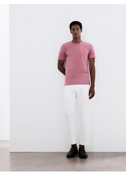 Reserved - T-shirt slim fit - jasnofioletowy ze sklepu Reserved w kategorii T-shirty męskie - zdjęcie 170896940