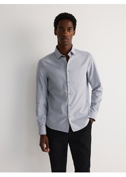 Reserved - Bawełniana koszula regular fit - jasnoniebieski ze sklepu Reserved w kategorii Koszule męskie - zdjęcie 170896974
