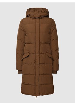 Płaszcz pikowany z kapturem ze sklepu Peek&Cloppenburg  w kategorii Płaszcze damskie - zdjęcie 170897844