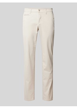 Spodnie materiałowe o kroju regular fit z lamowaną kieszenią model ‘FABIO’ ze sklepu Peek&Cloppenburg  w kategorii Spodnie męskie - zdjęcie 170897881