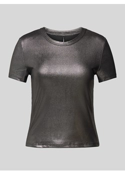 T-shirt z prążkowaniem model ‘ONLYSOL LIFE’ ze sklepu Peek&Cloppenburg  w kategorii Bluzki damskie - zdjęcie 170897960