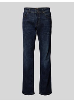 Jeansy o kroju regular fit w jednolitym kolorze ze sklepu Peek&Cloppenburg  w kategorii Jeansy męskie - zdjęcie 170897962