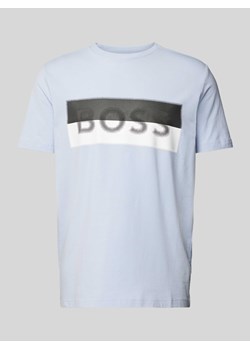 T-shirt z nadrukiem z logo ze sklepu Peek&Cloppenburg  w kategorii T-shirty męskie - zdjęcie 170898083