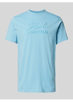 T-shirt z napisem z logo ze sklepu Peek&Cloppenburg  w kategorii T-shirty męskie - zdjęcie 170898250