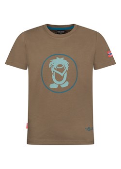 Trollkids Koszulka funkcyjna &quot;Troll T&quot; w kolorze brązowym ze sklepu Limango Polska w kategorii T-shirty chłopięce - zdjęcie 170901050