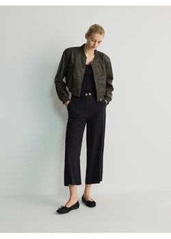 Reserved - Spodnie culotte z kantem - czarny ze sklepu Reserved w kategorii Spodnie damskie - zdjęcie 170903493