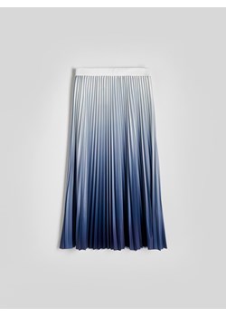 Reserved - Plisowana spódnica midi - jasnoniebieski ze sklepu Reserved w kategorii Spódnice - zdjęcie 170903604
