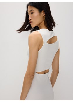 Reserved - Sukienka z wycięciami - biały ze sklepu Reserved w kategorii Sukienki - zdjęcie 170903833